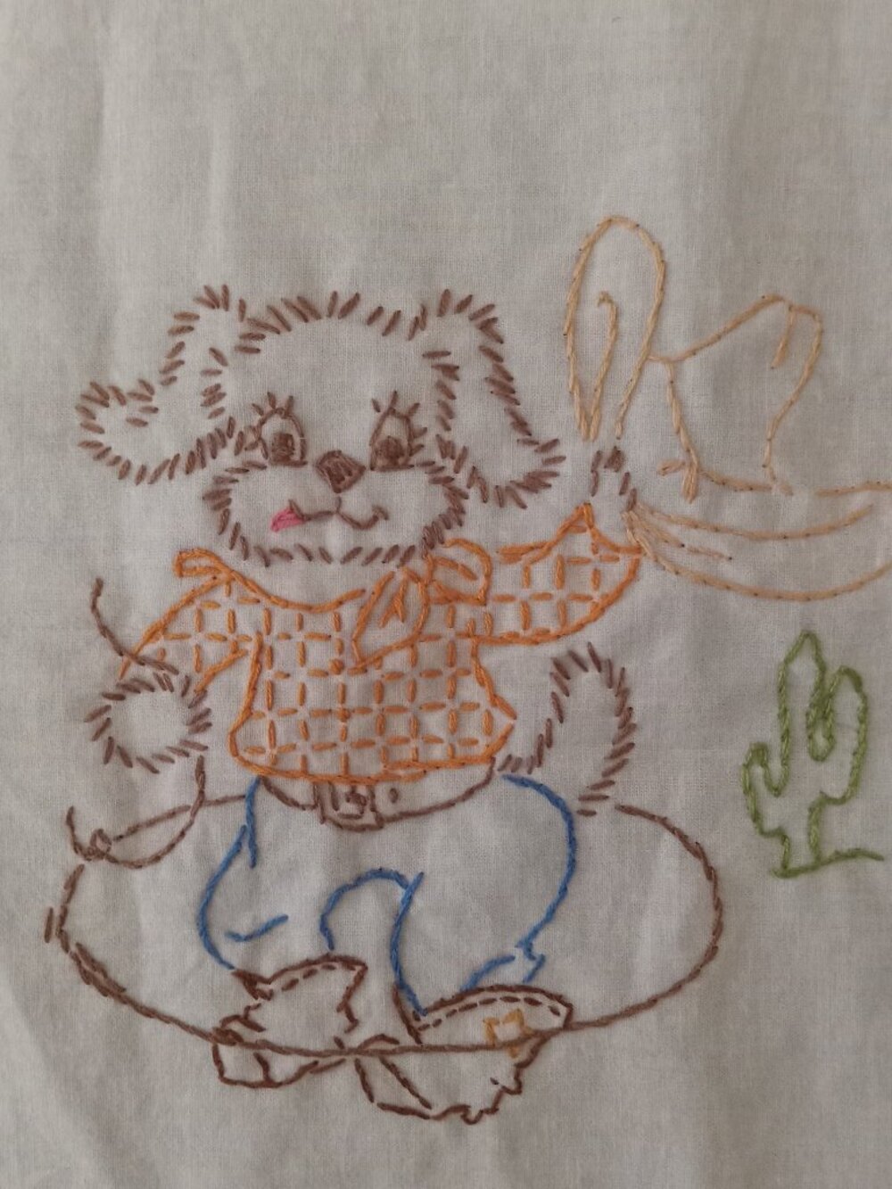 5 Novelty Quilt Blocks - Rootin' Tootin' Wild West Puppies